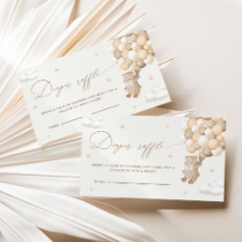 Teddy Bear Gender Neutral Diaper Umschließung Begleitkarte