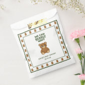 Teddy Bear Gender Neutral Minimalist Baby Shower Geschenktütchen (Versiegelt)