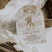 Teddy Bear Gender Reveal Einladung