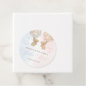 Teddy Bear Gender Reveal Geschenkanhänger (Beispiel)