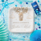 Teddy Bear Gender Reveal Pappteller (Party)