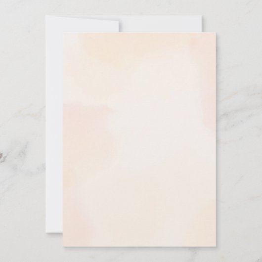 Teddy Bear Gender Reveal Party Einladung (Rückseite)