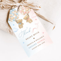 Teddy Bear Gender Reveal Vielen Dank