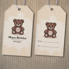 Teddy Bear Geschenkanhänger