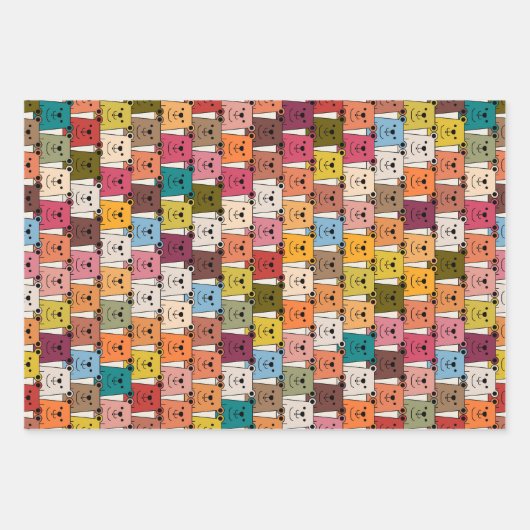 Teddy Bear Geschenkpapier Set (Vorderseite 2)