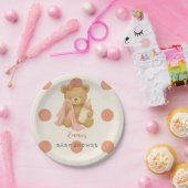 Teddy Bear Girl Babydusche Teller (Party)