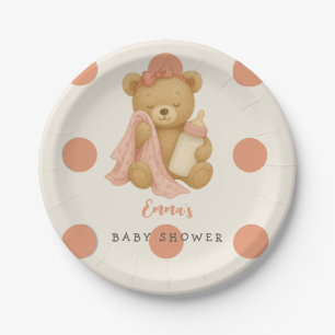 Teddy Bear Girl Babydusche Teller