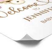 Teddy Bear Girl Dusche Begrüßungspaket Poster (Ecke)