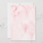 Teddy Bear Girl Wir können frühzeitig abwarten Bab Einladung (Rückseite)