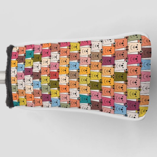 Teddy Bear Golf Headcover (Vorderseite)