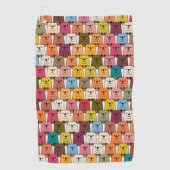 Teddy Bear Golfhandtuch (Vorderseite)