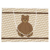 Teddy Bear große Geschenktasche Geschenktüte (Rückseite)