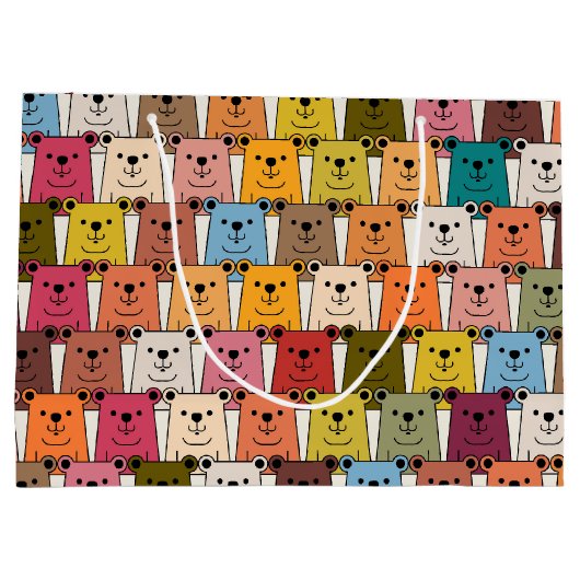 Teddy Bear Große Geschenktüte (Rückseite)