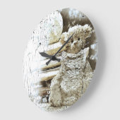 Teddy Bear Große Wanduhr (Winkel)