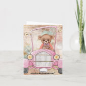 Teddy Bear Grußkarte Karte (Rückseite)