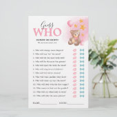 Teddy Bear Guessing Baby Shooting Game (Stehend Vorderseite)