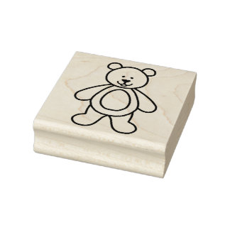 Teddy Bear Gummistempel