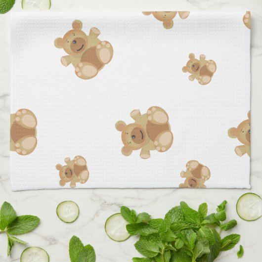 Teddy Bear Handtuch (Gefaltet)