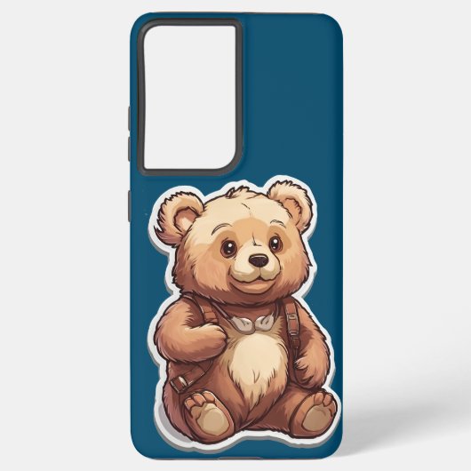 Teddy Bear Handycase Samsung Galaxy Hülle (Rückseite)