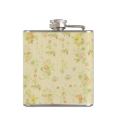 Teddy Bear Holding Heart Foto Valentinstag Flachmann (Rückseite)