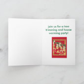 TEDDY BEAR HOLIDAY PARTEI EINLADUNG (Innenseite)