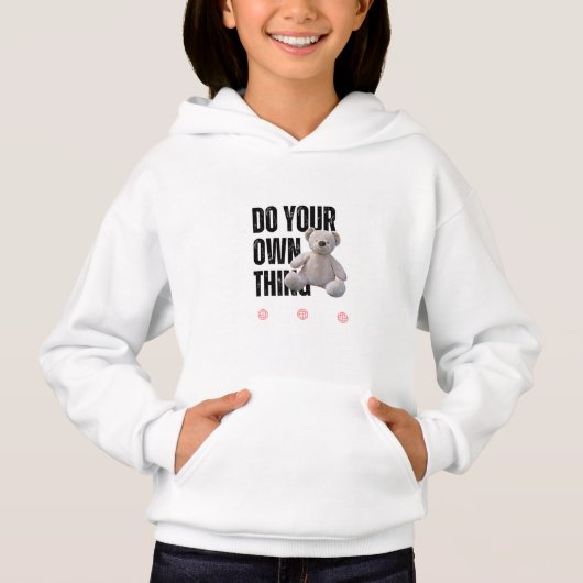 Teddy Bear Hoodie (Vorderseite)