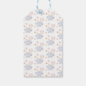 Teddy Bear & Hot Air Ballon Danke Geschenkanhänger (Rückseite)