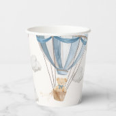 Teddy Bear Hot Air Ballon Pappbecher (Rückseite)