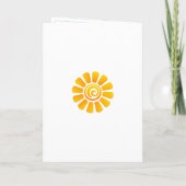 Teddy Bear Hot Air Balloon 1st Birthday Card Karte (Rückseite)