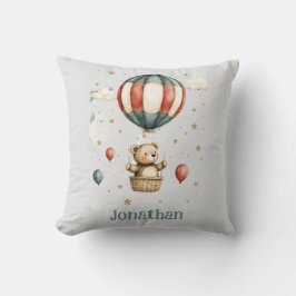 Teddy Bear Hot Air Balloon Cozy Kissen
