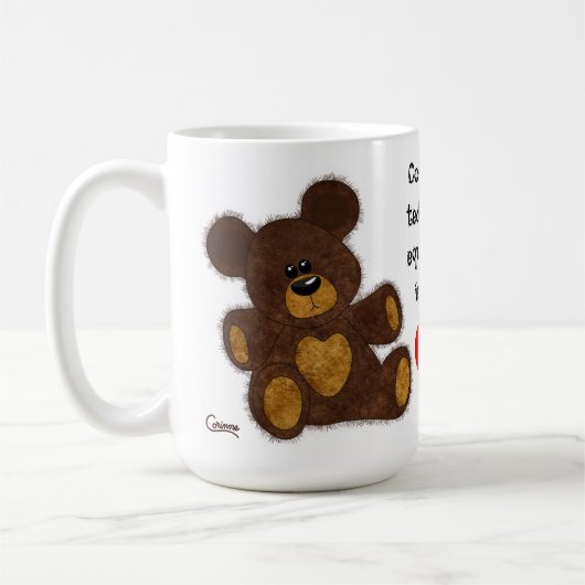 Teddy Bear Hug - 15 oz. Mug Kaffeetasse (Links)