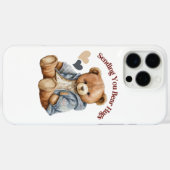Teddy Bear Hug Handy Case (Rückseite (Horizontal))