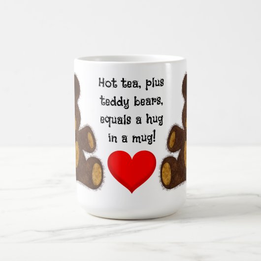 Teddy Bear Hug (Hot Tea) - 15 oz. Mug Kaffeetasse (Mittel)