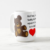 Teddy Bear Hug (Hot Tea) - 15 oz. Mug Kaffeetasse (Vorderseite Links)