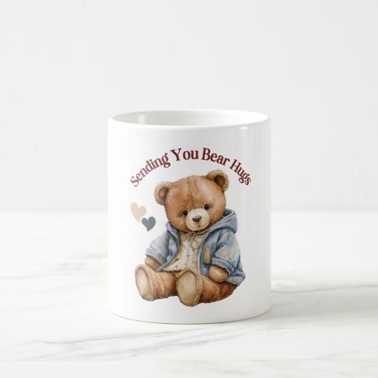 Teddy Bear Hug Kaffeetasse (Mittel)