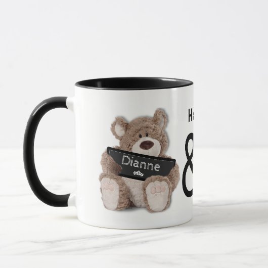 Teddy Bear Hugs Coffee Tasse (Links)