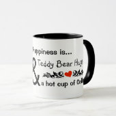 Teddy Bear Hugs Coffee Tasse (VorderseiteRechts)