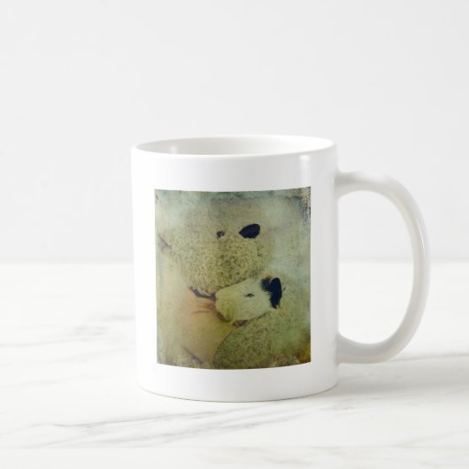 Teddy Bear hugs eine Guinea Pig Kaffeetasse (Rechts)