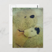 Teddy Bear hugs eine Guinea Pig Postkarte (Vorne/Hinten)