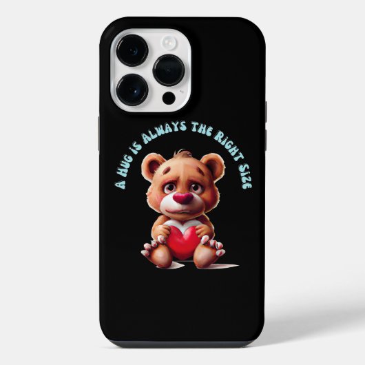 Teddy Bear Hugs iPhone Hülle (Rückseite)