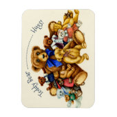 TEDDY BEAR HUGS MAGNET *Anpassen (Vertikal)