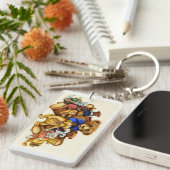 TEDDY BEAR HUGS SCHLÜSSELANHÄNGER kundenspezifisch (Vorderseite rechts)