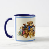 TEDDY BEAR HUGS TASSE Blue (Links)