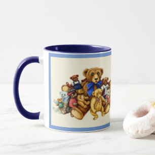 TEDDY BEAR HUGS TASSE Blue