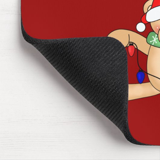 Teddy Bear I Liebe Weihnachtsgeschenke und Geschen Mousepad (Ecke)