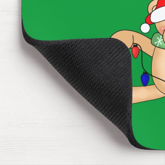 Teddy Bear I Liebe Weihnachtsgeschenke und Geschen Mousepad (Ecke)