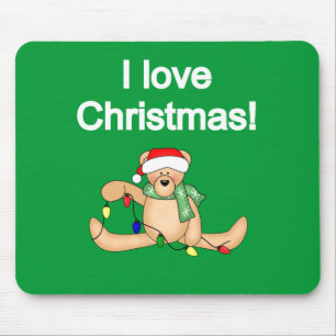 Teddy Bear I Liebe Weihnachtsgeschenke und Geschen Mousepad