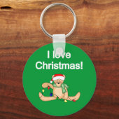 Teddy Bear I Liebe Weihnachtsgeschenke und Geschen Schlüsselanhänger (Vorderseite)