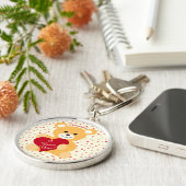 Teddy Bear "I Liebe You!" Valentinstag-Schlüsselan Schlüsselanhänger (Seite)