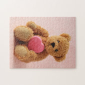 Teddy bear i luv u puzzle (Horizontal)